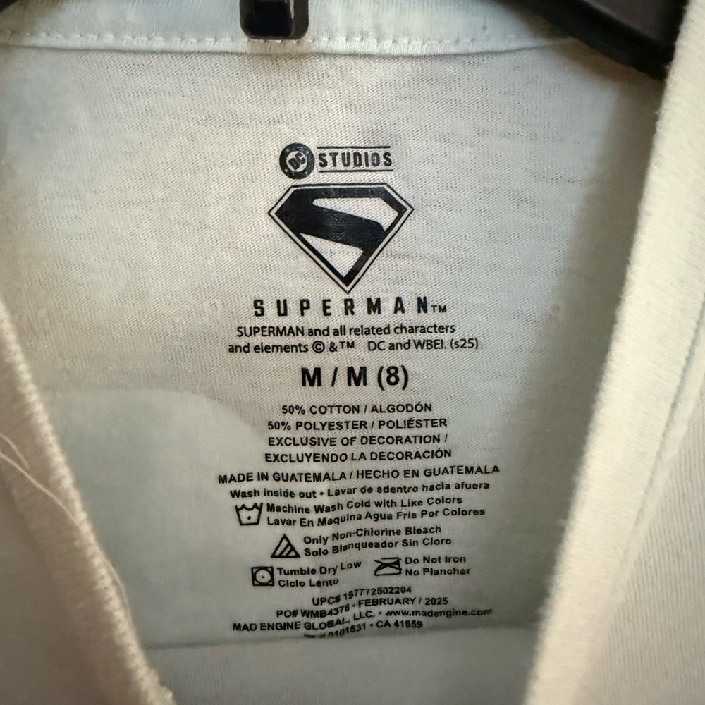 MAD Engine Superman Kids T-Shirt - Light Blue - Picture 2 of 3